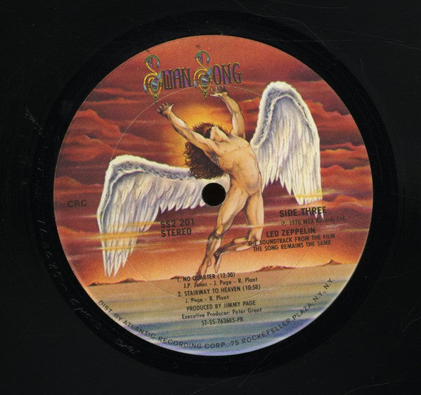 Led Zeppelin : The Soundtrack From The Film The Song Remains The Same (2xLP, Album, Club, CRC)