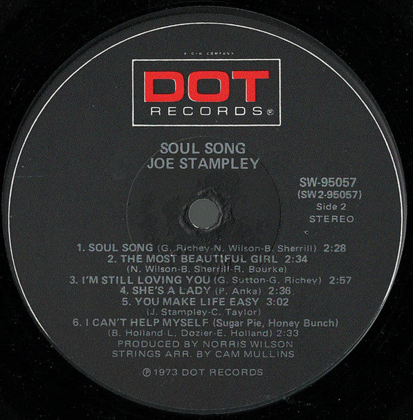 Joe Stampley : Soul Song (LP, Album, Club, Cap)