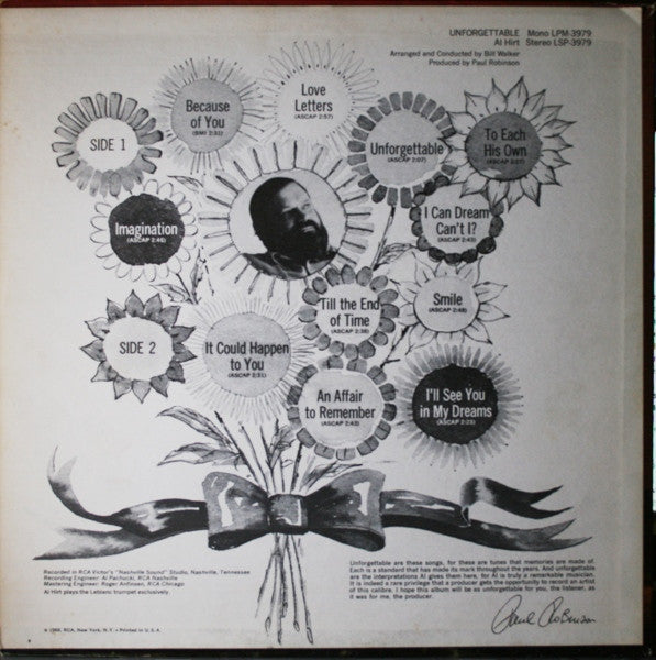 Al Hirt : Unforgettable (LP, Album)