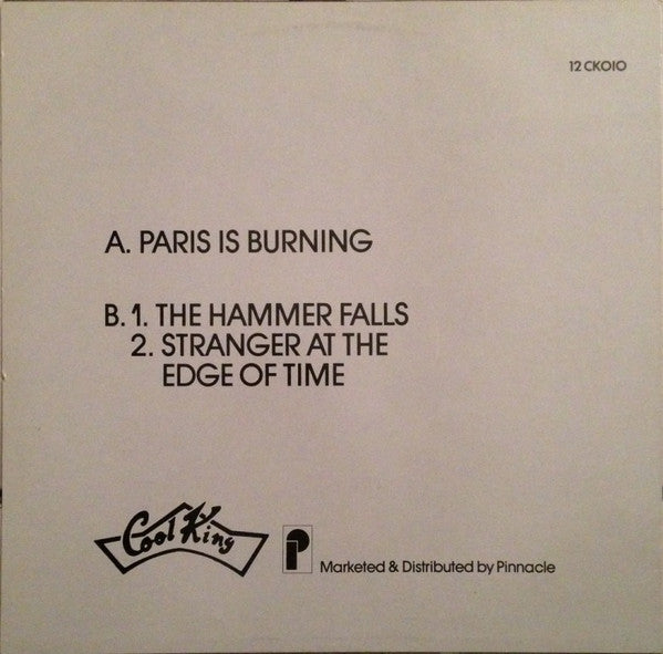 Pallas (2) : Paris Is Burning (12", Single)