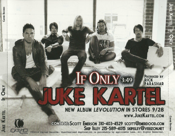 Juke Kartel : If Only (CD, Single)