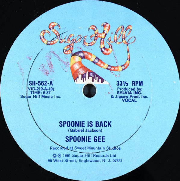 Spoonie Gee : Spoonie Is Back (12")