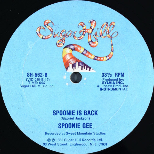 Spoonie Gee : Spoonie Is Back (12")