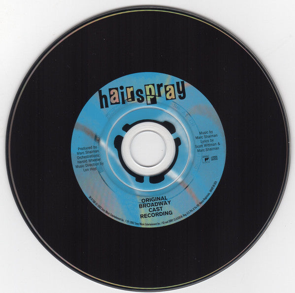 "Hairspray" Original Broadway Cast : Hairspray (Original Broadway Cast Recording) (CD, Album, Son)