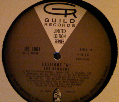 Joe Rinaldi : Gaslight '61 (LP, Album)