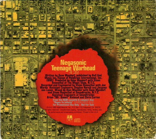 Monster Magnet : Negasonic Teenage Warhead (CD, Single, Promo, Dig)