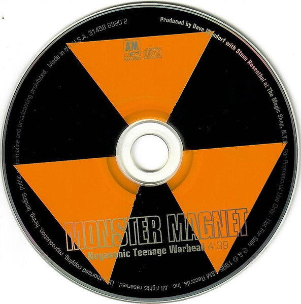 Monster Magnet : Negasonic Teenage Warhead (CD, Single, Promo, Dig)
