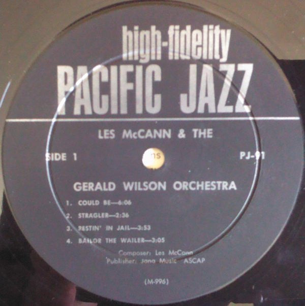 Les McCann & Gerald Wilson Orchestra : McCann / Wilson (LP, Album, Mono)