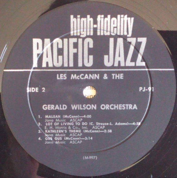 Les McCann & The Gerald Wilson Orchestra* : McCann / Wilson (LP, Album, Mono)