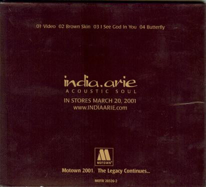 India.Arie : Acoustic Soul (V.V.I.P. Sampler) (CD, Promo, Smplr)