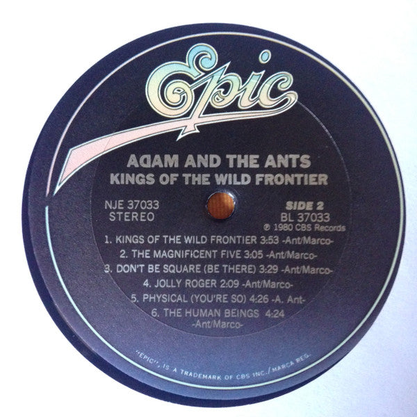 Adam And The Ants : Kings Of The Wild Frontier (LP, Album, Ter)