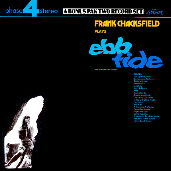 Frank Chacksfield & His Orchestra : Plays Ebb Tide (And Other Million Sellers) (2xLP, Comp)
