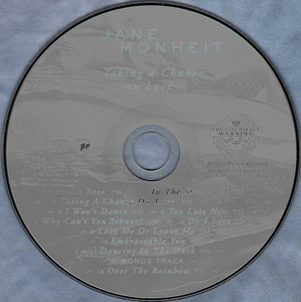 Jane Monheit : Taking A Chance On Love (CD, Album, DAD)