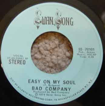 Bad Company (3) : Movin' On (7", Single)