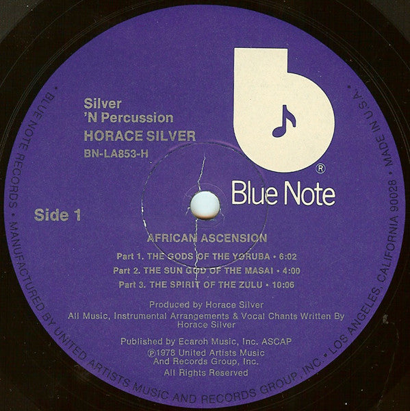 Horace Silver : Silver 'N Percussion (LP, Album)