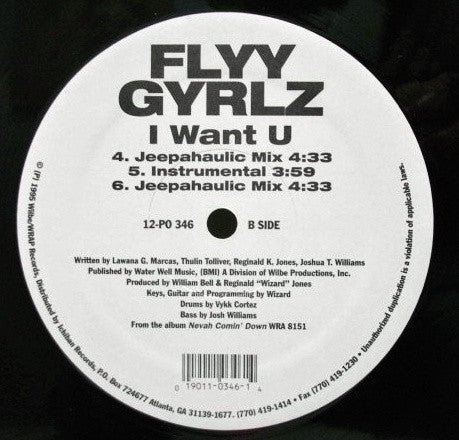 Flyy Gyrlz : I Want You (12")