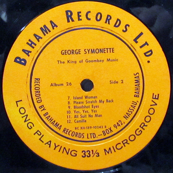 George Symonette : Calypso And Goombay Rhythms (LP, Album)