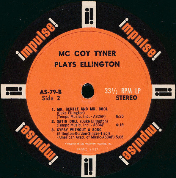 McCoy Tyner : McCoy Tyner Plays Ellington (LP, Album)