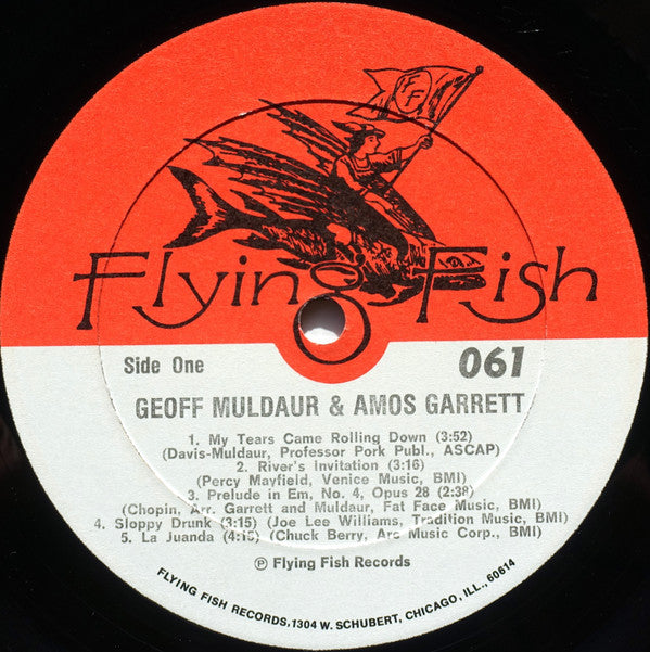 Geoff Muldaur & Amos Garrett : Geoff Muldaur & Amos Garrett (LP, Album)