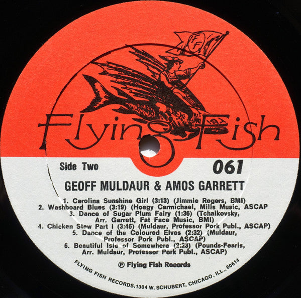 Geoff Muldaur & Amos Garrett : Geoff Muldaur & Amos Garrett (LP, Album)