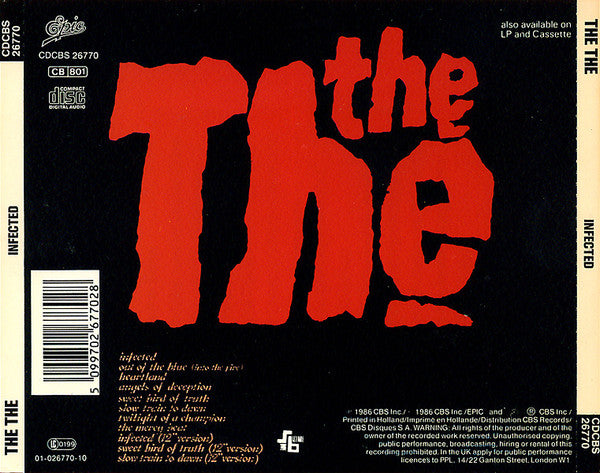 The The : Infected (CD, Album)