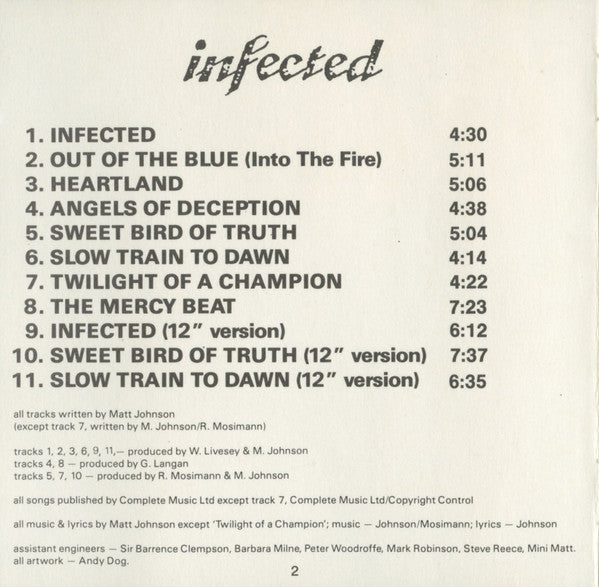The The : Infected (CD, Album)