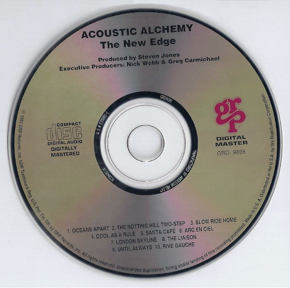 Acoustic Alchemy : The New Edge (CD, Album)