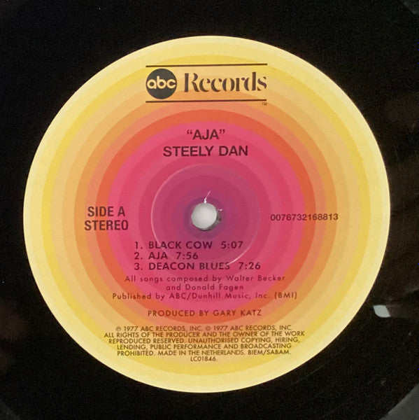 Steely Dan : Aja (LP, Album, RE, RM, Gat)