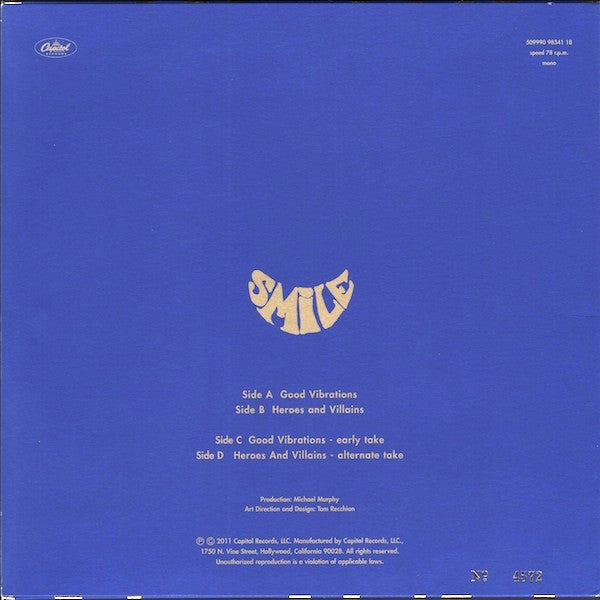 The Beach Boys : Good Vibrations / Heroes And Villains (2x10", RSD, Single, Mono, Ltd, Num)