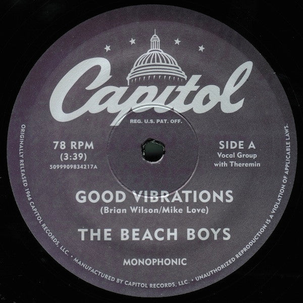 The Beach Boys : Good Vibrations / Heroes And Villains (2x10", RSD, Single, Mono, Ltd, Num)
