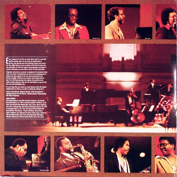Various : One Night Stand: A Keyboard Event (2xLP, Album, Gat)