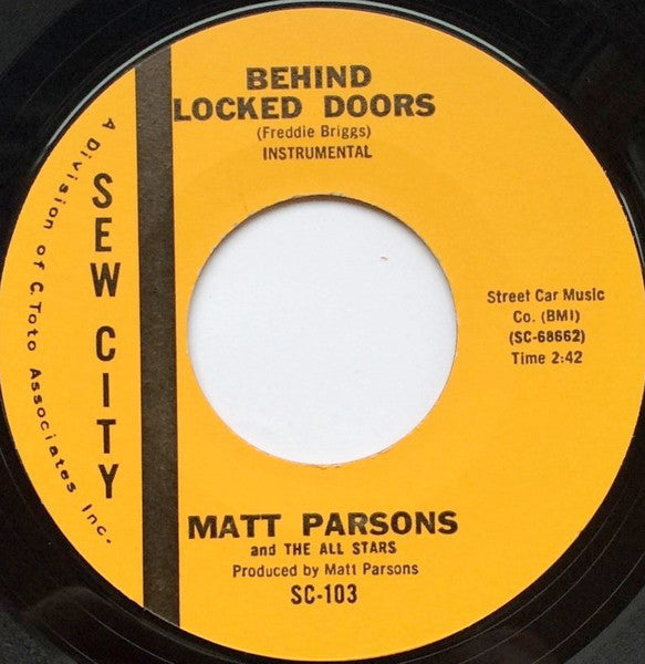 Witches & The Warlock / Matt Parsons And The All Stars : Behind Locked Doors (7")