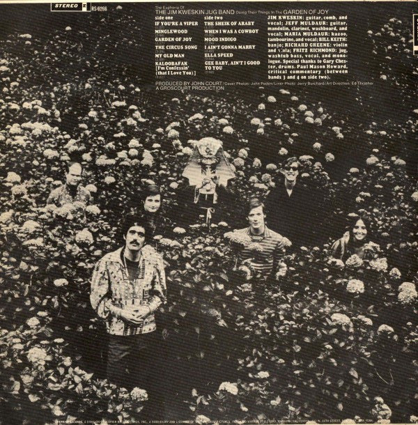 The Jim Kweskin Jug Band* : Garden Of Joy (LP, Album, San)