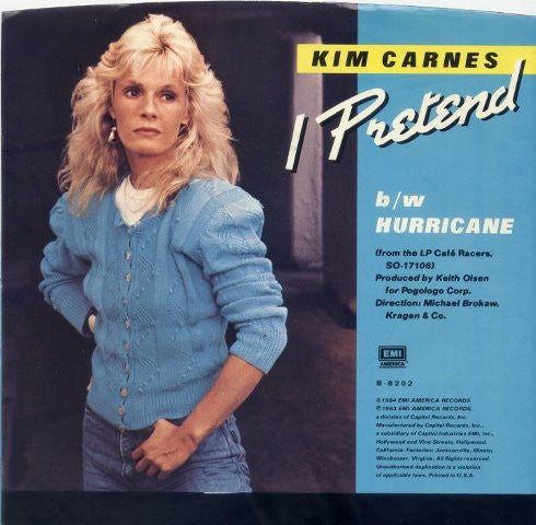 Kim Carnes : I Pretend (7", Single, Jac)