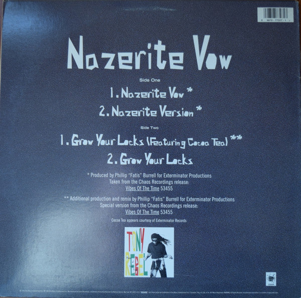 Tony Rebel : Nazerite Vow (12", Single)