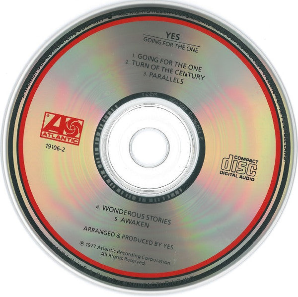 Yes : Going For The One (CD, Album, RE)