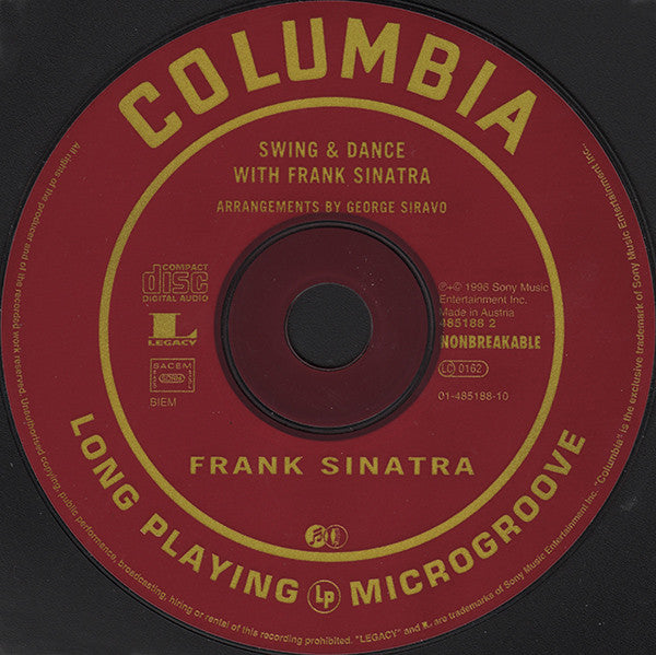 Frank Sinatra : Swing And Dance With Frank Sinatra (CD, Comp, Mono, RM)