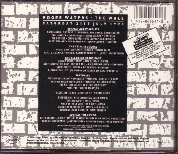 Roger Waters : The Wall (Live In Berlin) (2xCD, Album)