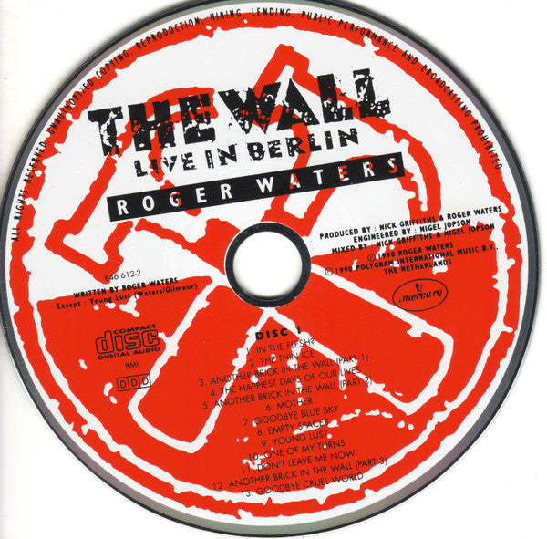 Roger Waters : The Wall (Live In Berlin) (2xCD, Album)