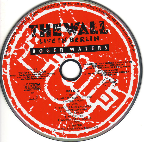 Roger Waters : The Wall (Live In Berlin) (2xCD, Album)