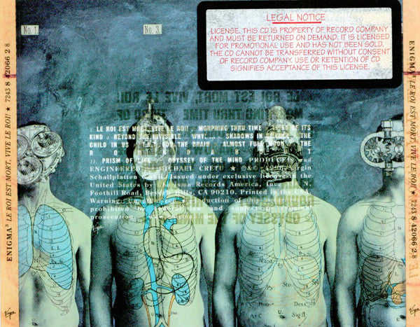Enigma : Le Roi Est Mort, Vive Le Roi! (CD, Album, Promo)