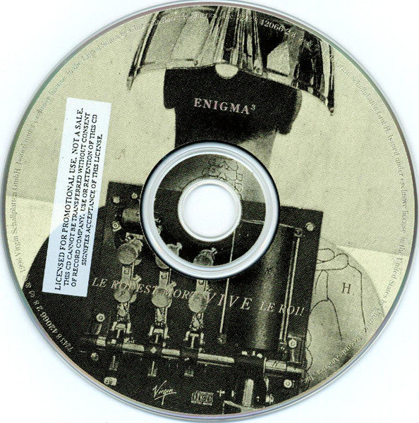 ENIGMA ³* : Le Roi Est Mort, Vive Le Roi! (CD, Album, Promo)