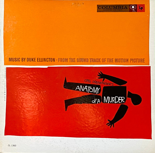 Duke Ellington And His Orchestra : Anatomy Of A Murder (From The Sound Track Of The Motion Picture) (LP, Album, Mono)