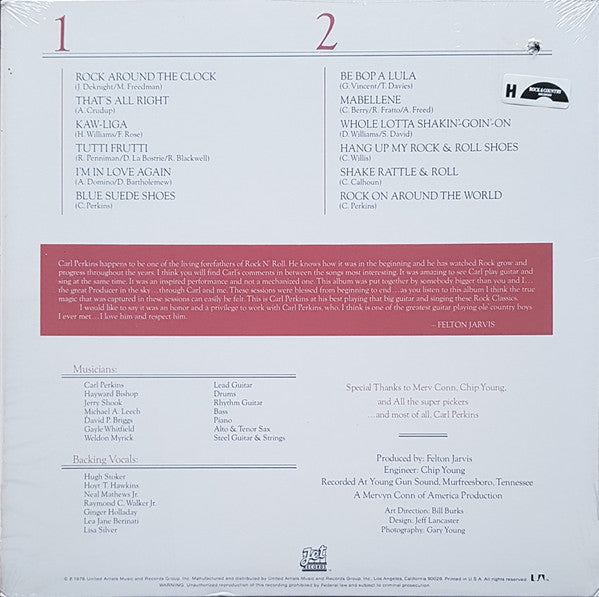 Carl Perkins : Ol' Blue Suede's Back (LP, Album, Ter)