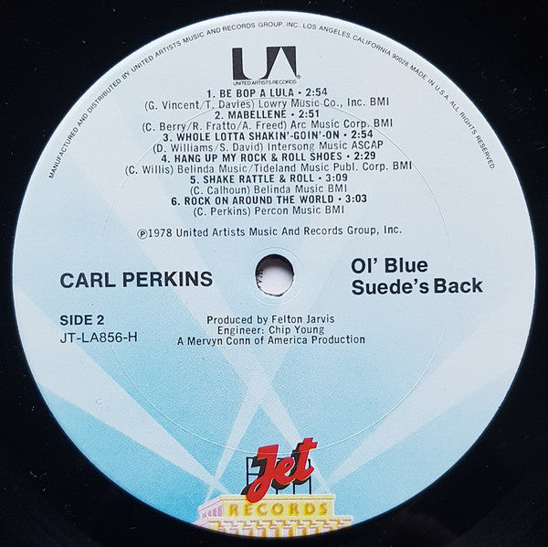 Carl Perkins : Ol' Blue Suede's Back (LP, Album, Ter)