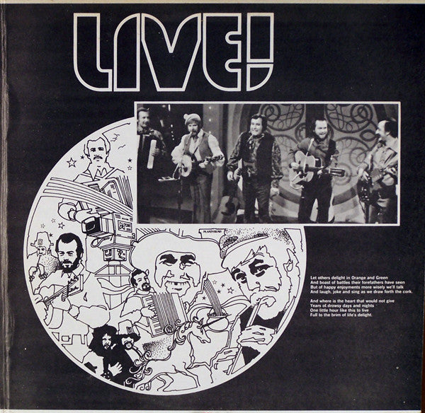 The Irish Rovers : Live! (LP, Album)
