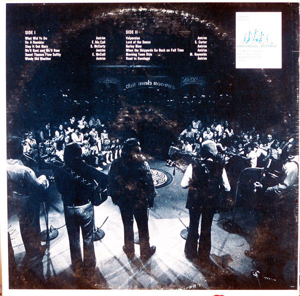 The Irish Rovers : Live! (LP, Album)