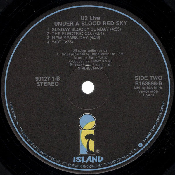 U2 : Live "Under A Blood Red Sky" (LP, MiniAlbum, Club)