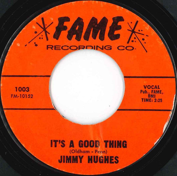 Jimmy Hughes : Neighbor, Neighbor (7", Mono, Styrene)
