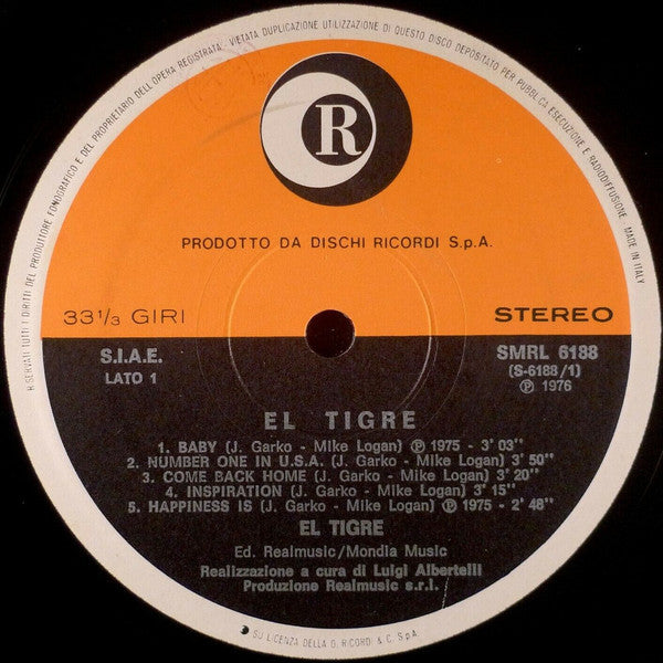 El Tigre (2) : Roarr - Metti El Tigre In Discoteca (LP, Album)